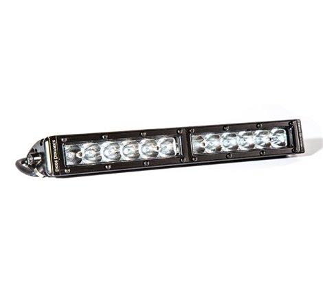 Diode Dynamics 12 In LED Light Bar Single Row Straight Clear Driving Each Stage Series