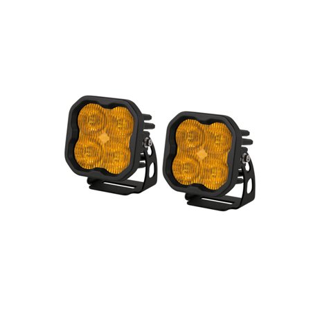 Diode Dynamics SS3 LED Pod Max - Yellow SAE Fog Standard (Pair)