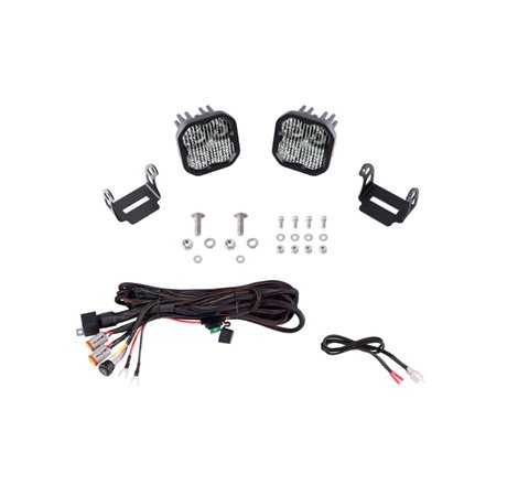 Diode Dynamics 2021 Ford Bronco SS3 LED Ditch Light Kit - Pro White Combo