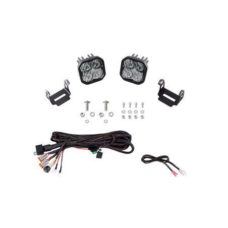 Diode Dynamics 2021 Ford Bronco SS3 LED Ditch Light Kit - Pro White Combo