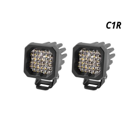 Diode Dynamics Stage Series C1R - White Flood Standard LED Pod (Pair)