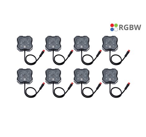 Diode Dynamics Stage Series RGBW LED Rock Light (8-pack)