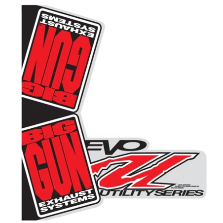 Big Gun EVO U Muffler Wrap Decal