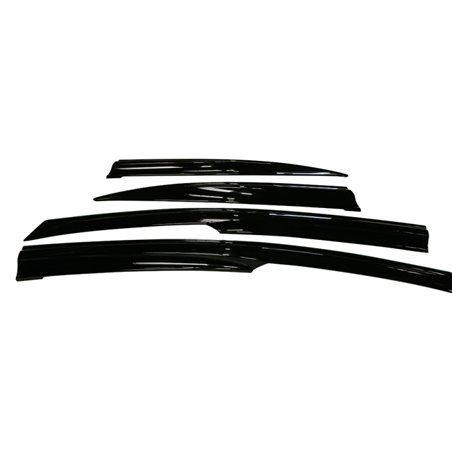 BLOX Racing 06-11 Honda Civic Door Sun Visors MU Type Smoked Acrylic 4pcs