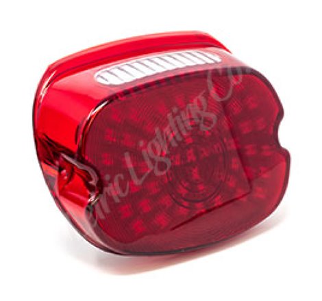 Letric Lighting 99-23 Square Back Model SO-LO Slantback Low-Profile LED Taillight - Red Lens