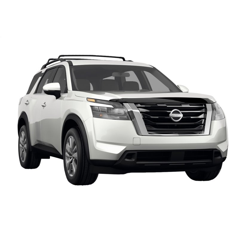 AVS 2023 Nissan Pathfinder Aeroskin Low Profile Hood Shield - Smoke