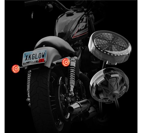 XK Glow Pro Series MotoTurnz - 1157 Bullet Style Rear