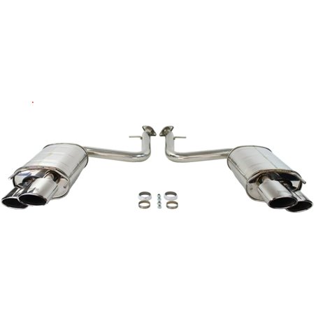 Invidia 15+ Lexus RC350/200T Stainless Steel Quad Rolled Tip Axle-Back Exhaust