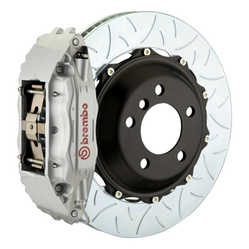 Brembo 01-06 M3 (E46) Front GT BBK 4 Piston Cast 2pc 355x32 2pc Rotor Slotted Type3-Silver