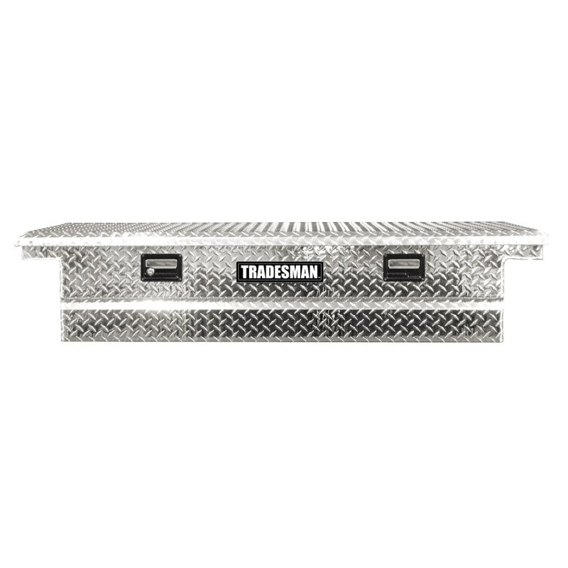 Tradesman Aluminum Economy Cross Bed Low-Profile Truck Tool Box (70in.) - Brite