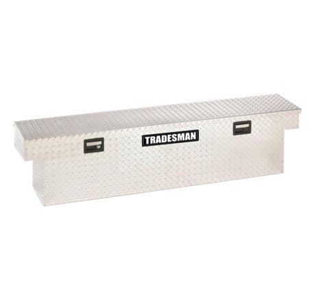 Tradesman Aluminum Single Lid Cross Bed Truck Tool Box (63in.) - Brite