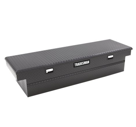 Tradesman Aluminum Single Lid Cross Bed Truck Tool Box (63in.) - Black