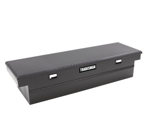 Tradesman Aluminum Single Lid Cross Bed Truck Tool Box (70in.) - Black