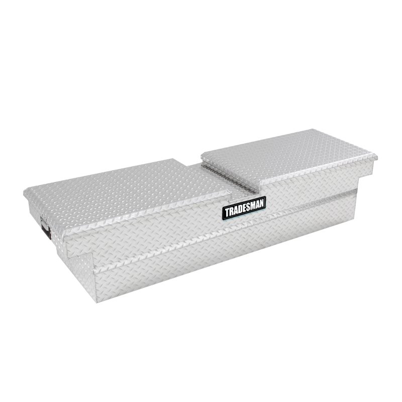 Tradesman Aluminum Gull Wing Cross Bed Truck Tool Box (70in.) - Brite