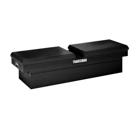 Tradesman Steel Cross Bed Truck Tool Box (70in./Side Opening) - Black