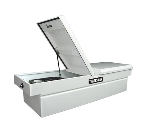 Tradesman Steel Cross Bed Truck Tool Box (70in.) - White