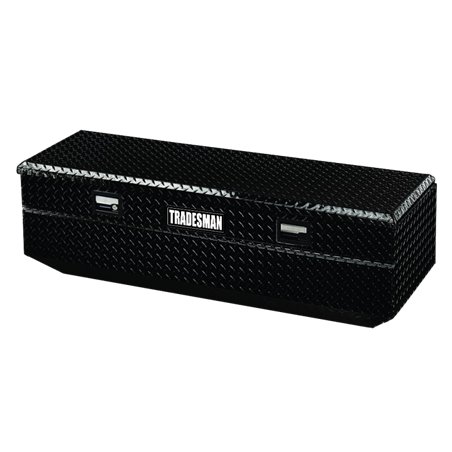 Tradesman Aluminum Flush Mount Truck Tool Box Full/Wide (36in.) - Black