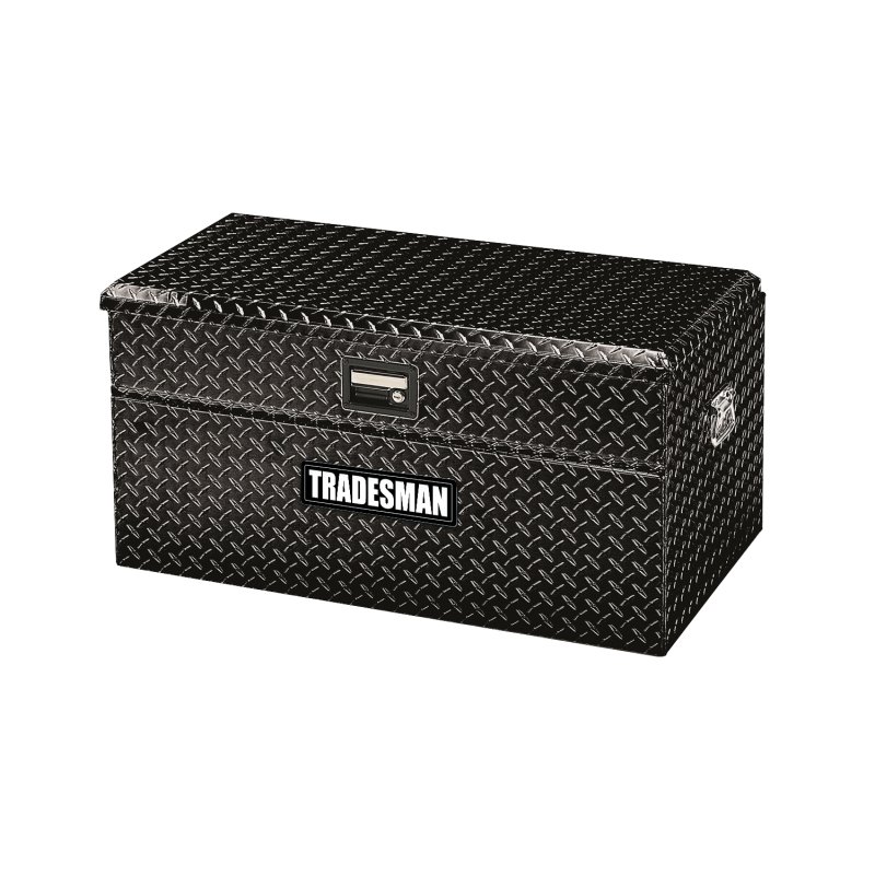 Tradesman Aluminum Flush Mount Truck Tool Box (40in.) - Black