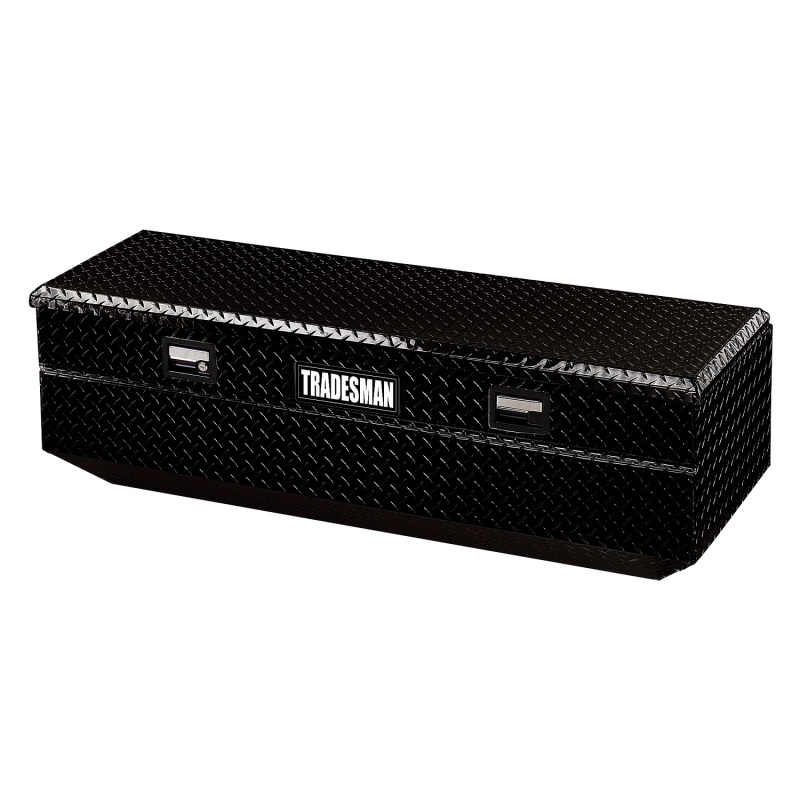 Tradesman Aluminum Flush Mount Truck Tool Box (48in.) - Black