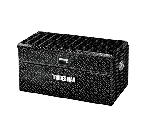 Tradesman Aluminum Flush Mount Truck Tool Box Full/Wide (48in.) - Black