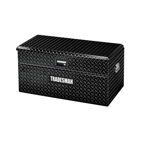 Tradesman Aluminum Flush Mount Truck Tool Box Full/Wide (48in.) - Black