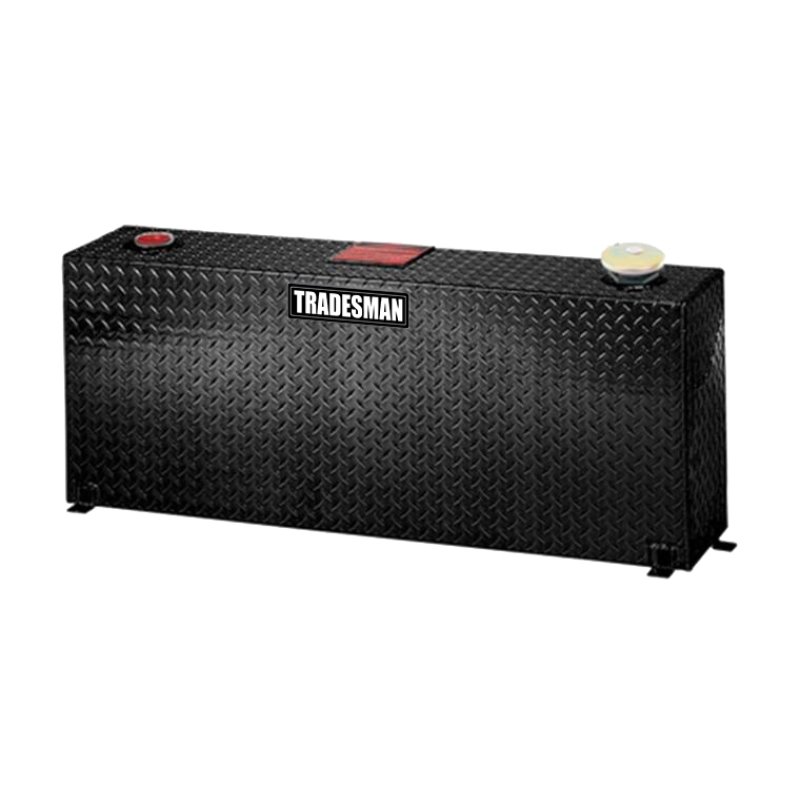 Tradesman Aluminum Rectangular Liquid Storage Tank (55 Gallon Capacity) - Black