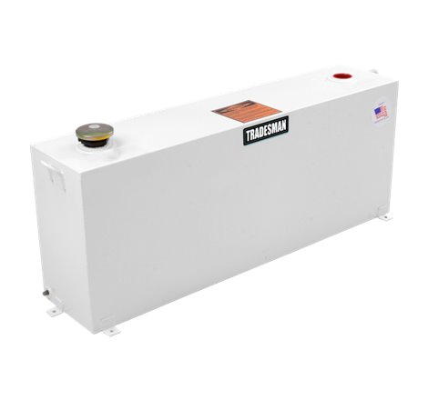 Tradesman Steel Rectangular Liquid Storage Tank (Full Size) - White