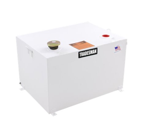 Tradesman Steel Rectangular Liquid Storage Tank - White