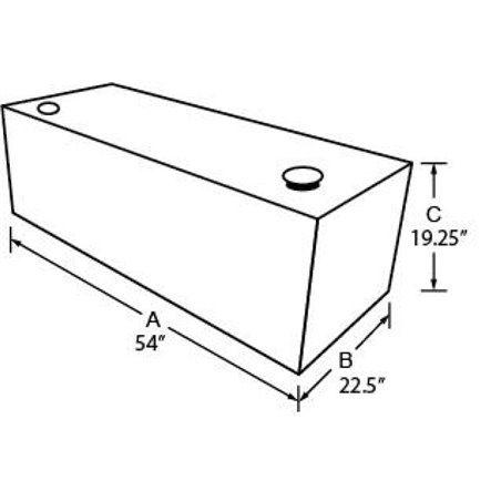 Tradesman Steel Full Size Rectangular Liquid Storage Tank - White