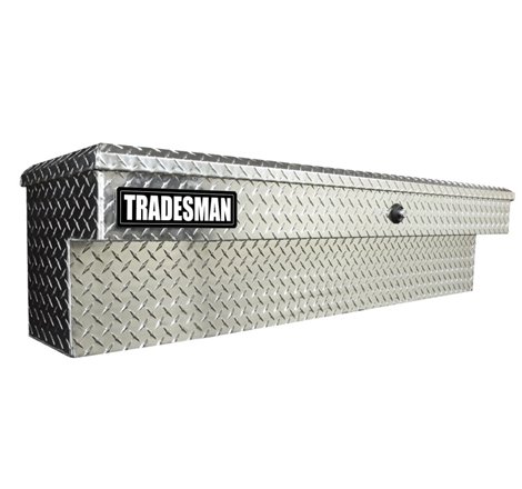 Tradesman Aluminum Side Bin Truck Tool Box w/Push Button (60in.) - Brite