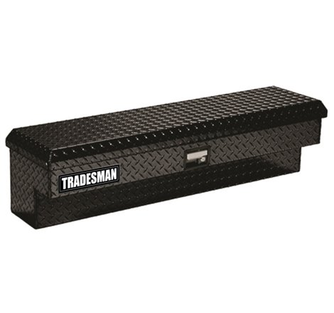 Tradesman Aluminum Side Bin Truck Tool Box (70in.) - Black