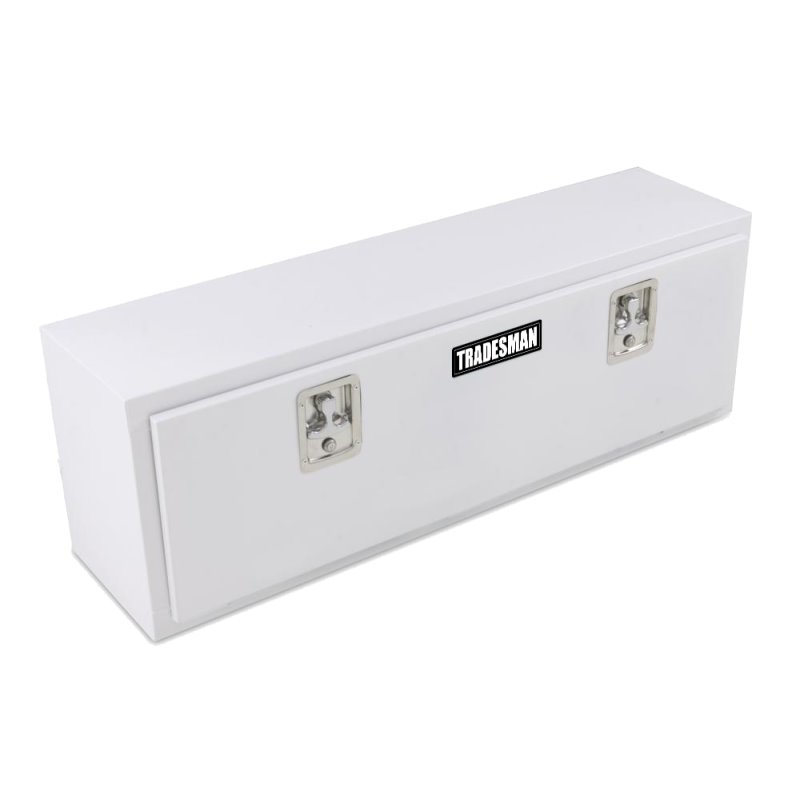 Tradesman Steel Top Mount Truck Tool Box (48in.) - White