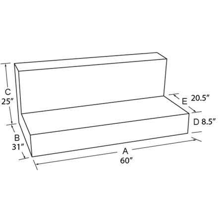 Tradesman Aluminum Rectangular Liquid Storage Tank (60-100 Storage) - Brite