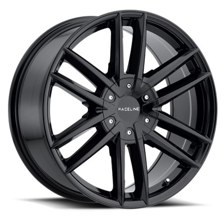 Raceline 158B Impulse 22x9.5in / 6x139.7/6x135 BP / 15mm Offset / 106.1mm Bore - Gloss Black Wheel