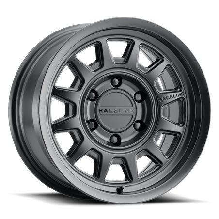 Raceline 952B Aero 17x8.5in / 6x139.7 BP / 0mm Offset / 106.1mm Bore - Satin Black Wheel