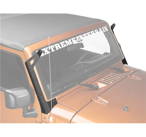 Raxiom 07-18 Jeep Wrangler JK 50-In LED Light Bar Windshield Mount