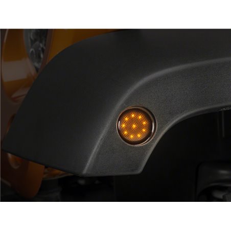 Raxiom 07-18 Jeep Wrangler JK LED Side Marker Lights- Smoked