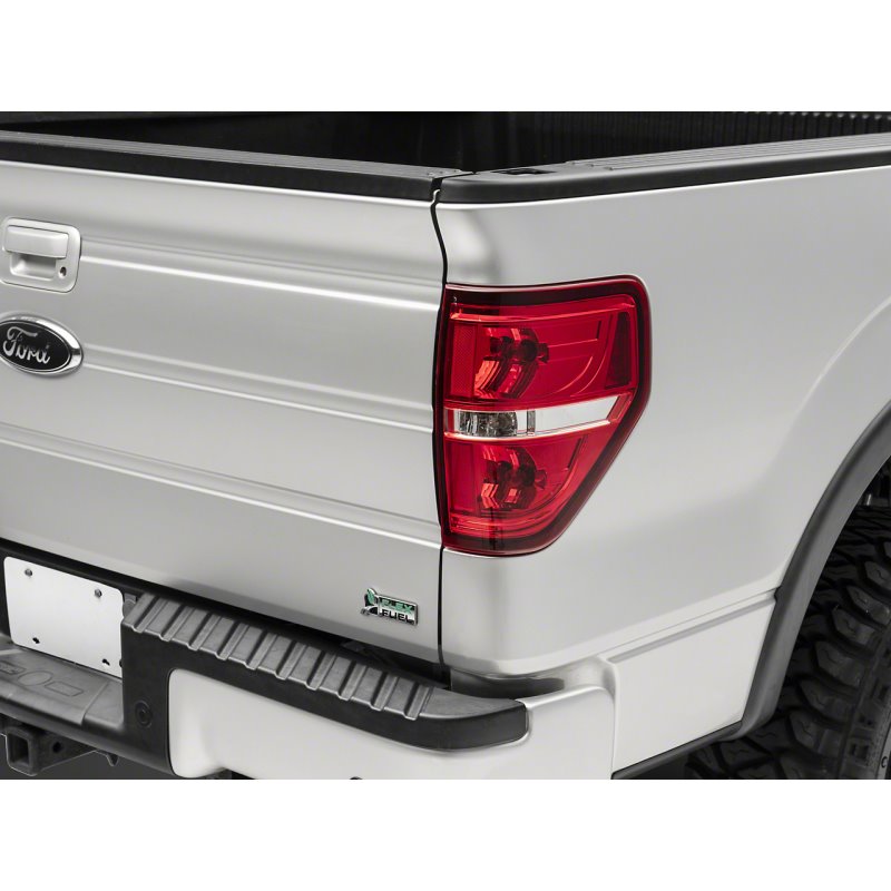 Raxiom 09-14 Ford F-150 Styleside Tail Lights- Chrome Housing - Red/Clear Lens