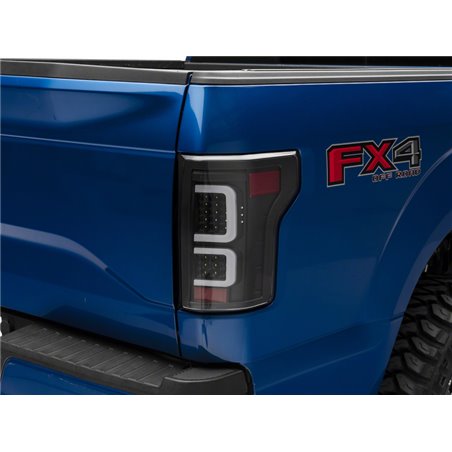 Raxiom 15-17 Ford F-150 G3 LED Tail Lights- Blk Housing (Clear Lens)