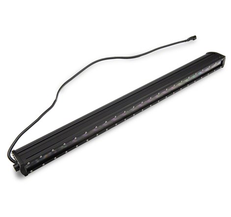 Raxiom 18-23 Jeep Wrangler JL Axial Series 30-In Single Row LED Light Bar w/ Hood Mounting Brackets