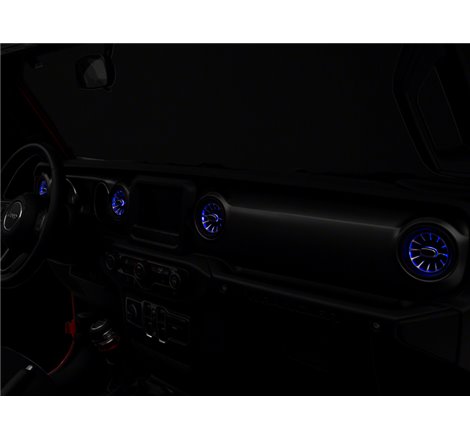 Raxiom 18-23 Jeep Wrangler JL LED Ambient Vent Lighting Kit