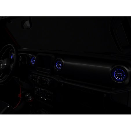 Raxiom 18-23 Jeep Wrangler JL LED Ambient Vent Lighting Kit