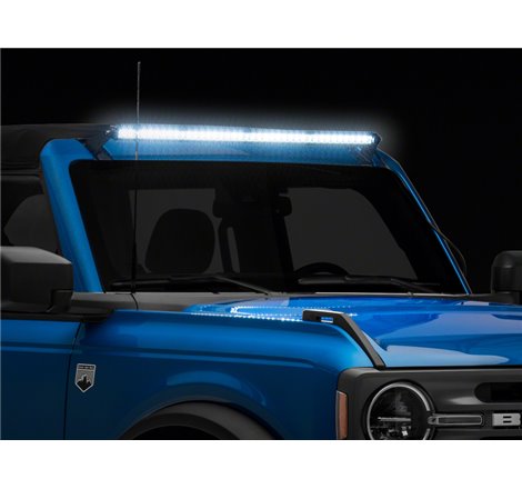 Raxiom 21-23 Bronco Axial Series 40-In 200w LED Light Bar w/ Windshield Mounting Brackets