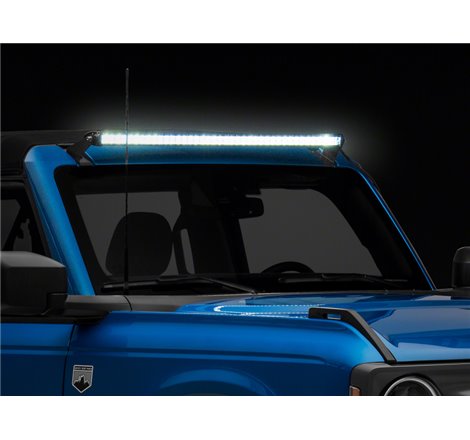 Raxiom 21-23 Ford Bronco Axial 40-In 240w White/Amber Combo LED Light Bar w/ WSHLD Mounting Brackets