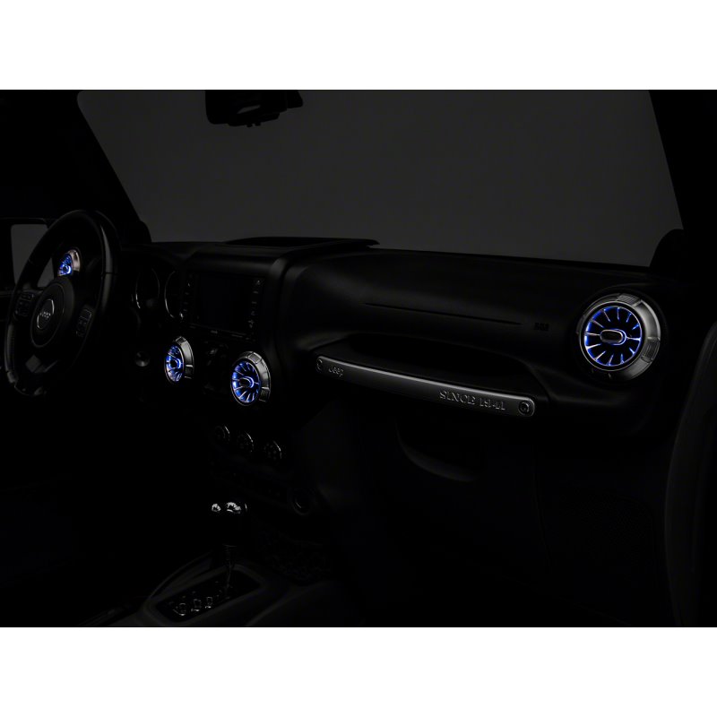 Raxiom 11-18 Jeep Wrangler JK LED Ambient Vent Lighting Kit