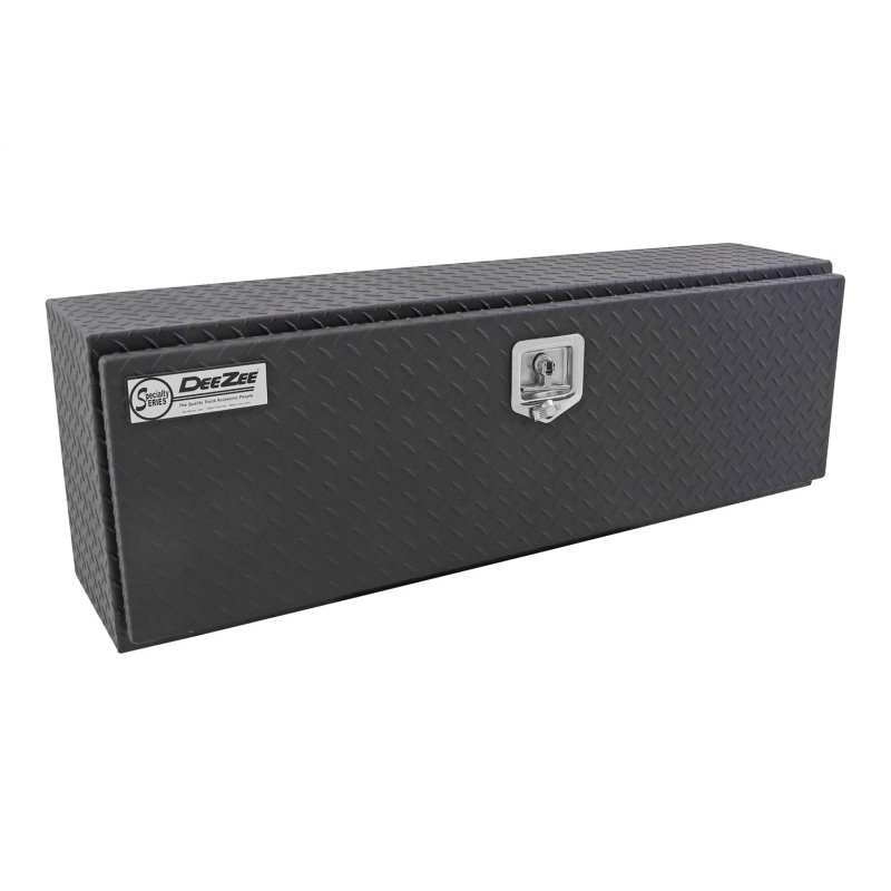 Deezee Universal Tool Box - Specialty 48In Topsider Black BT Alum (Txt Blk)