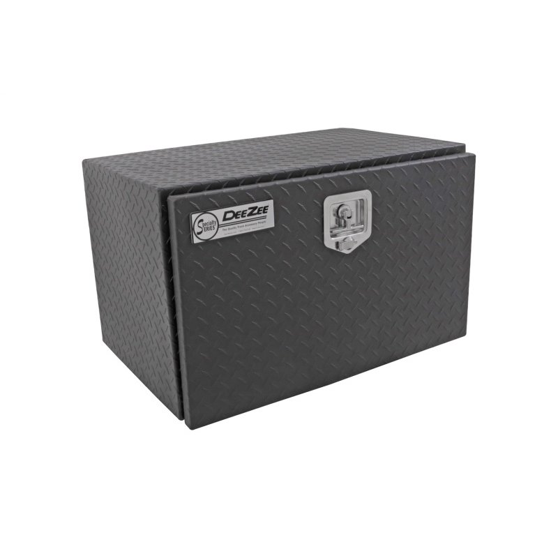 Deezee Universal Tool Box - Specialty Underbed Black BT Alum 30X20X18 (Txt Blk)