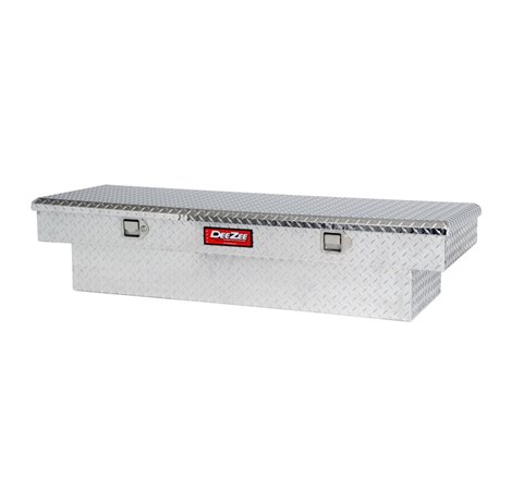 Deezee Universal Tool Box - Red Crossover - Single Lid BT Alum Mid Size