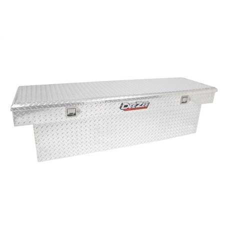 Deezee Universal Tool Box - Red Crossover - Single Lid BT Alum Full Size (Deep)