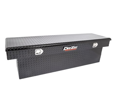 Deezee Universal Tool Box - Red Crossover - Single Lid Black BT (Deep Black)